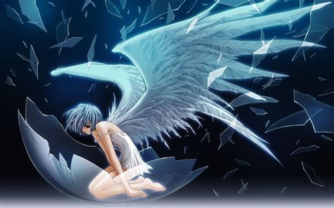Sad Anime Angel Wallpaper