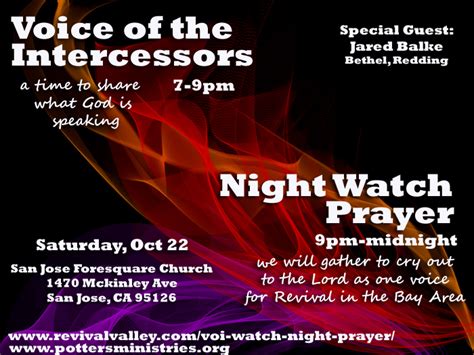 Voice Of The Intercessors And Watch Night Prayer Revival Valley