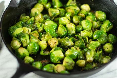 Brush brussels sprouts skewers with garlic butter. Keto Garlic Butter Brussel Sprouts | Better Than Bread Keto
