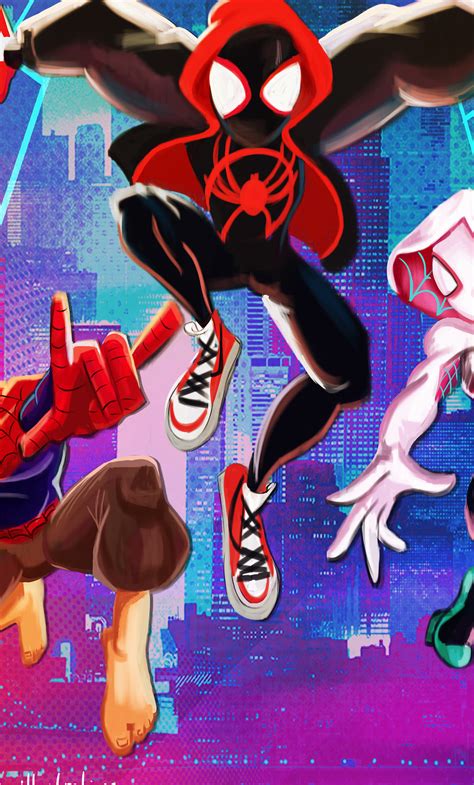 1280x2120 Spiderman Into The Spider Verse New Art 4k Iphone 6 Hd 4k