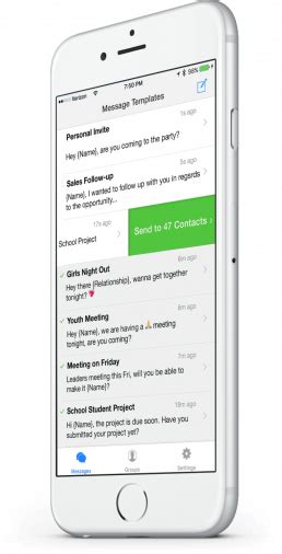 From large group imessages to individual personalized messages, this app can help you manage your group text messaging. The Best Mass Texting for the iPhone - Free Download
