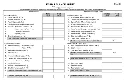 Download Farm Balance Sheet Template Excel Pdf Rtf Word