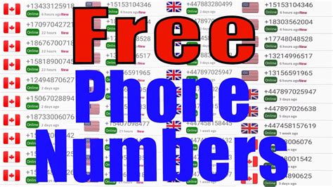 Get A Free Usa Phone Number From Any Country Free Us Phone Number