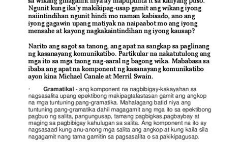 Halimbawa Ng Kasanayang Gramatikal Ng Halimbawa 2021 Theme Loader