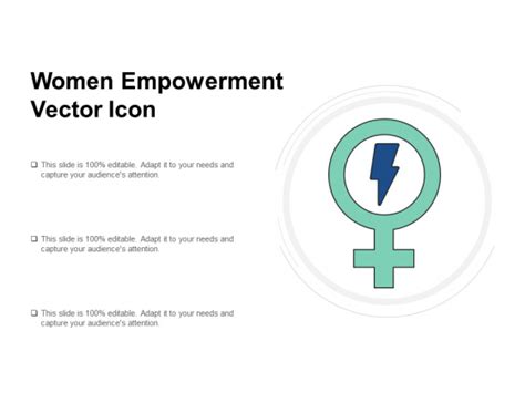 Women Empowerment Vector Icon Ppt PowerPoint Presentation Summary Format PowerPoint Templates