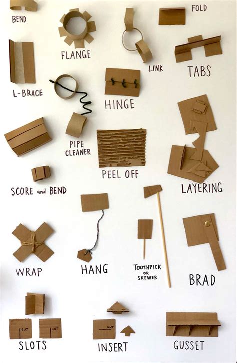 Cardboard Sculpture Techniques Cardboard Sculpture Cardboard Box
