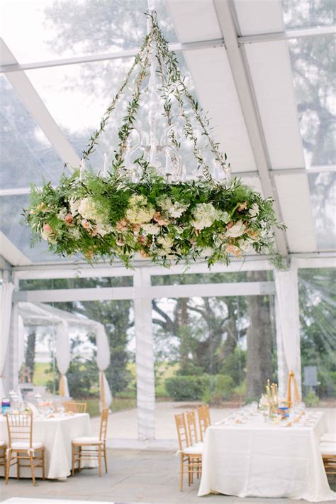 Covered In Flowers Floral Chandelier Flower Chandelier Wedding