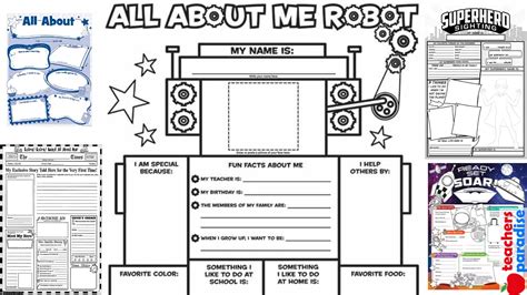 Best All About Me Poster Sets For The Classroom Teachersparadise