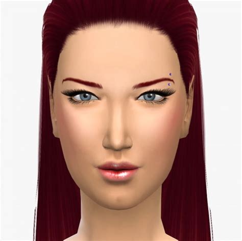 19 Sims 4 Blog Eyebrow Piercing Left Sims 4 Downloads