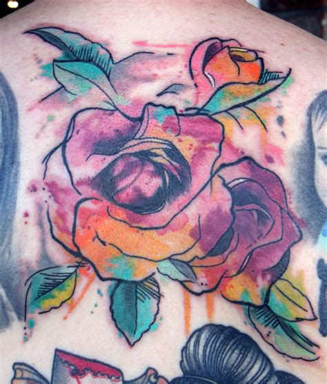 Watercolor Rose Tattoo Deanna Wardin Flickr