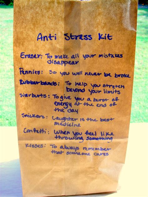 Stress Survival Kit Example Drbeckmann