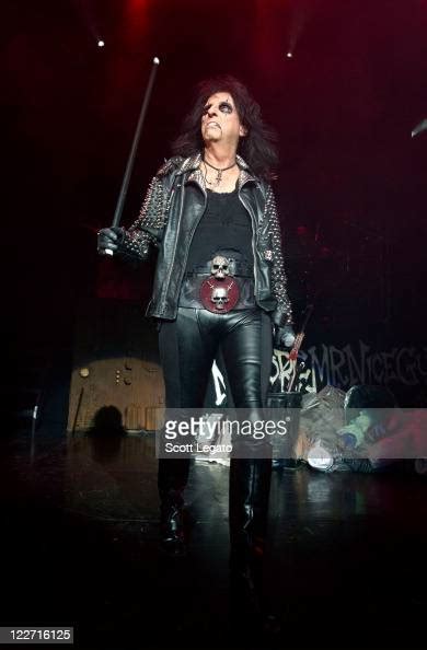 Alice Cooper Performs At The Dte Energy Center On August 27 2011 In