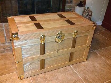 Hand Crafted Custom Steamer Trunks By Miller Custom Woodwork