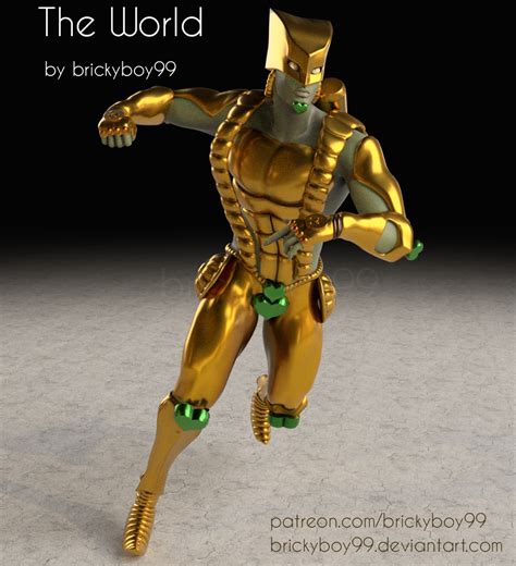 Cycles 3d Modelled 「the World」from Jojos Bizarre Adventure A Friend