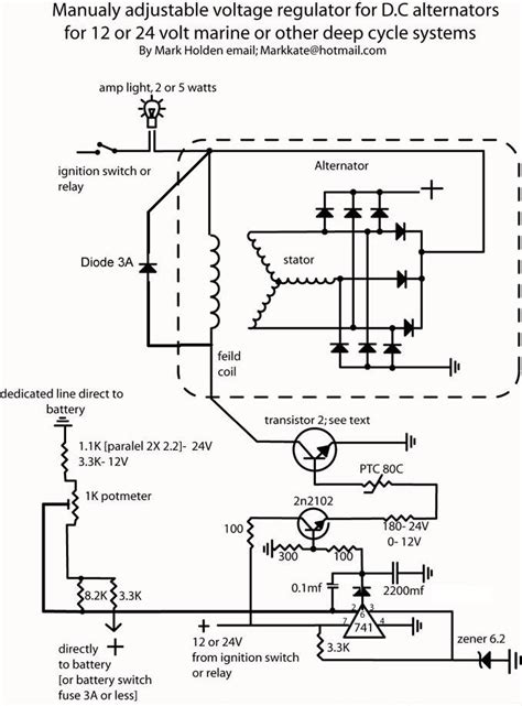 Alternator Wiring Diagram With Voltage Regulator