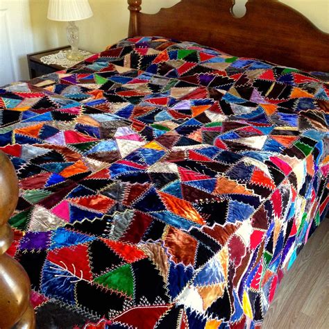 From the assorted fabrics, cut a piece that will be positioned in the center of the muslin square. Crazy for Crazy Quilts | Crazy quilts patterns, Crazy ...