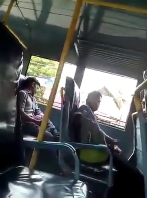 Man Caught Performing Sex Act On A Bus While Looking At Female