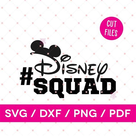 Disney Squad Mickey SVG Disney SVG Disney Design SVG svg | Etsy | Disney designs, Disney castle ...