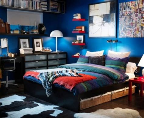 Home decor cool bedroom ideas for teenage guys simple boy room e dimension : dark blue walls sports room game room - Google Search ...