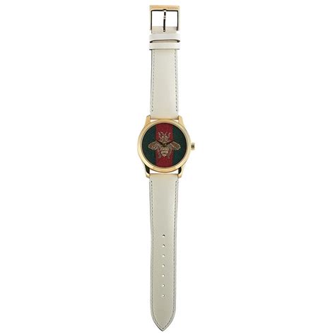 Gucci G Timeless Red And Green Bee Dial Watch Ya1264128 At 1stdibs