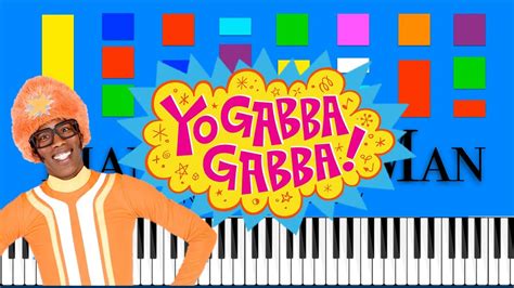 the yo dazzlers you can t always get what you want yo gabba gabba slow easy medium piano