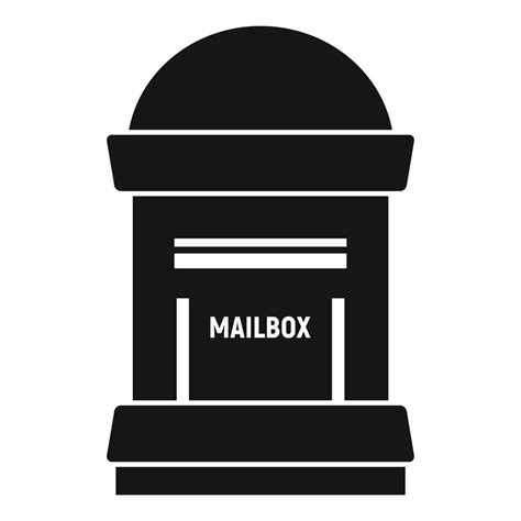 Office Mailbox Icon Simple Style 14479115 Vector Art At Vecteezy