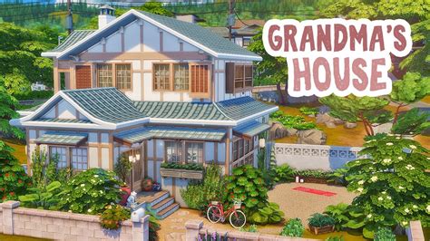 Grandmas House 🌸 The Sims 4 Speed Build Youtube