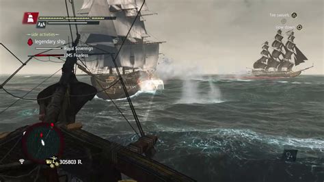 Assassin S Creed Iv Black Flag Final Legendary Ship Battle Youtube