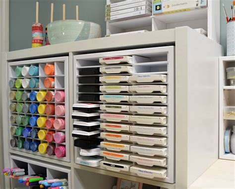 36 Ink Pad Organizer Fits Ikea Craft Storage Craft Storage