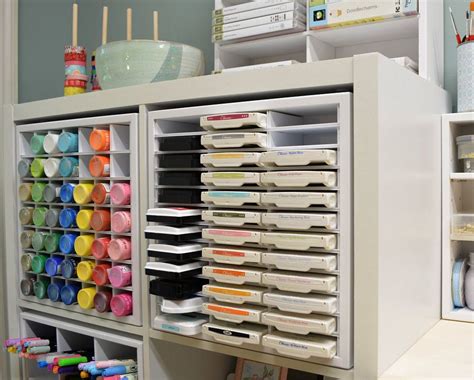 Shop for craft room storage drawers online at target. 36 Ink Pad Organizer (fits IKEA) | Craft room, Kallax ikea ...
