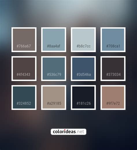 Sandstone Gray 536c79 Blue Bayoux Color Palette Color Palette Ideas