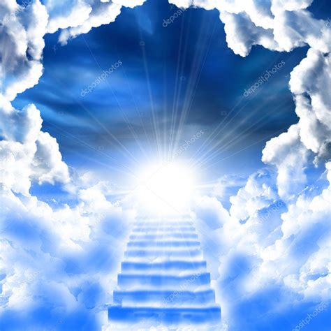 Ladder up to skies ⬇ Stock Photo, Image by © SergeyNivens #4737576