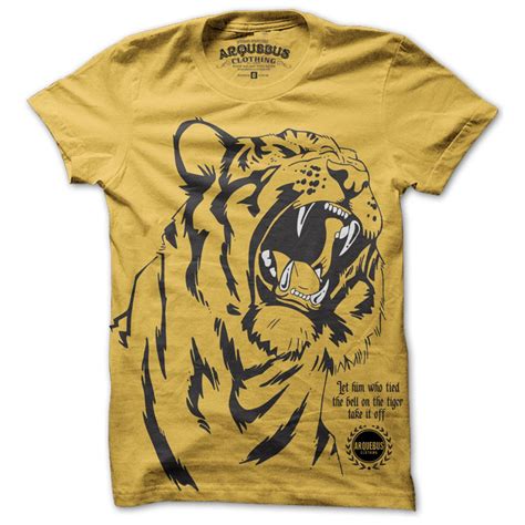 I Liked This Design On Fab Tiger Tee Mens Yellow Tiger T Shirt
