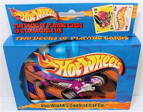 A collection of playing cards for $10 or less. Hot Wheels Playing Cards In Collectible Tin | Playing ...