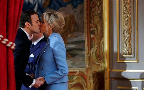 teenage emmanuel macron wrote erotic novel about his relationship with brigitte new book claims