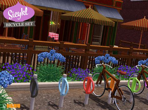 The Sims Resource Sicykl Bicycle Set