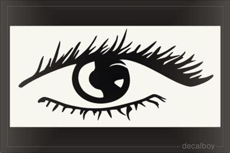 Female Eye Decal