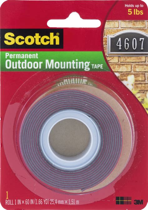 Scotch Permanent Outdoor Mounting Tape Scotch51131762749 Customers