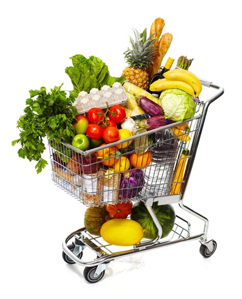 Download HD Grocery Shopping Cart Png Download Image - Shopping Cart ...