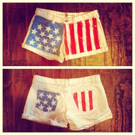 Pin By Avery Bond On Crafts Other Clothes American Flag Shorts