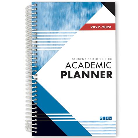 Elan Publishing Dated Student Planner For High School Of College For