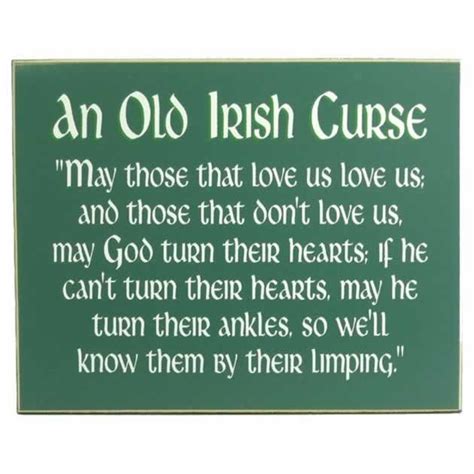 An Old Irish Curse Irish Jokes Irish Quotes Irish Curse