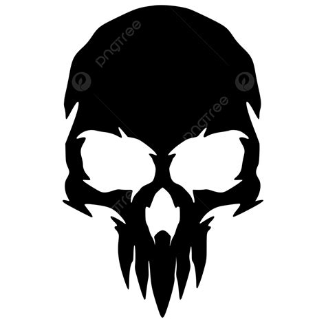 Skull Art Illustration Shading Vector Skull Head Skull Silhouette