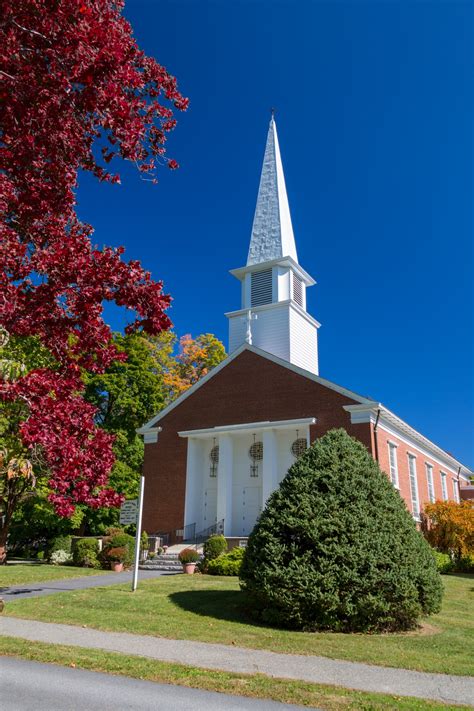 Church In Fall Free Stock Photo Public Domain Pictures