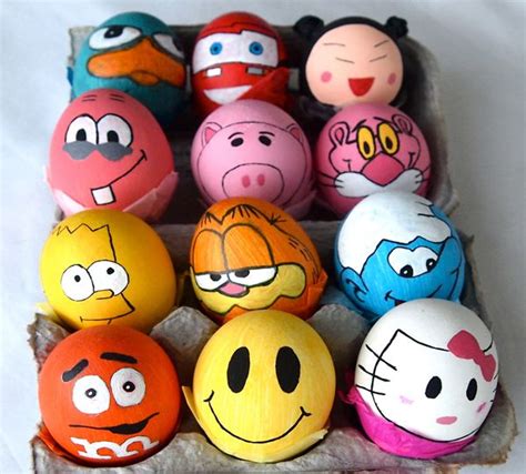 Cartoon Character Easter Eggs Best Easter Decorating Ideas And Crafts