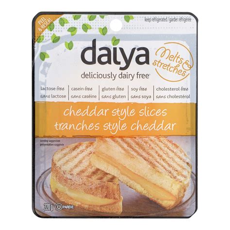 Daiya Dairy Free Cheddar Style Slices Stong S Market