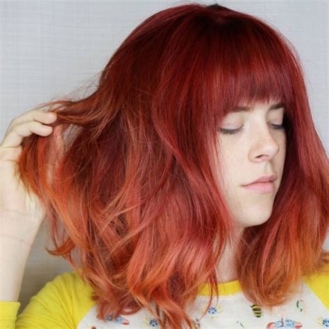 45 Thrilling Ways Of Achieving The Red Ombre Hair Sassy