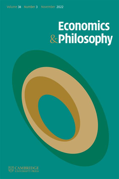 Economics & Philosophy | Cambridge Core
