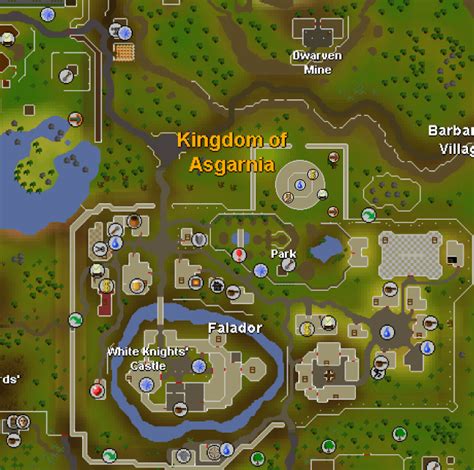 Edited Falador Park With My Own Grand Exchange R2007scape