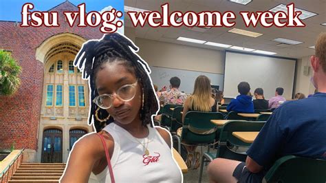 College Vlog ♡ Fsu Diaries Ep1 Welcome Week Classes Involvement Fair